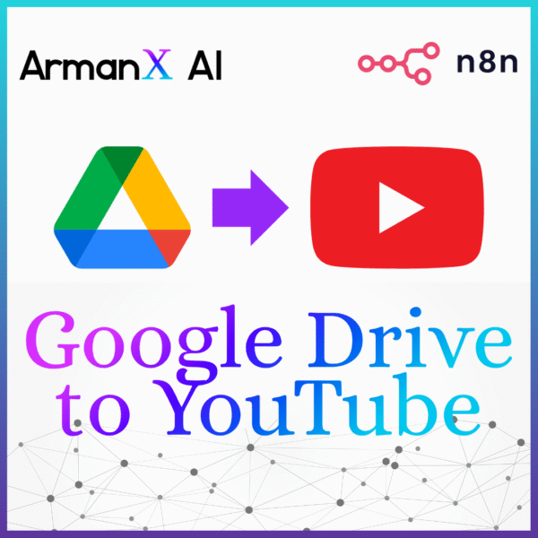 google drive to youtube by armanx ai