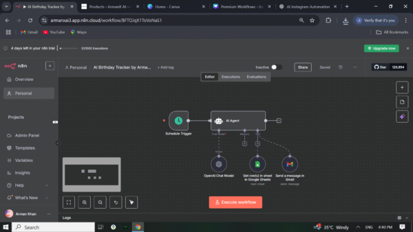 ai birthday tracker by armanx ai